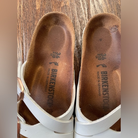 Birkenstock Yao Sandal White Size 36 (5-5.5) - Picture 6 of 16